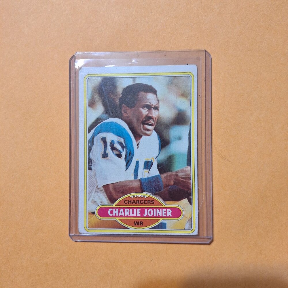 charlie joiner 1980 topps #28